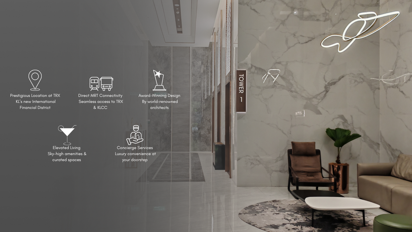 Brand New, Fully Furnished & Ready. The Core Residence for Rent